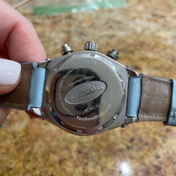 Ladies Diamond Bezel Dial Technomarine Watch - Picture 3 of 4